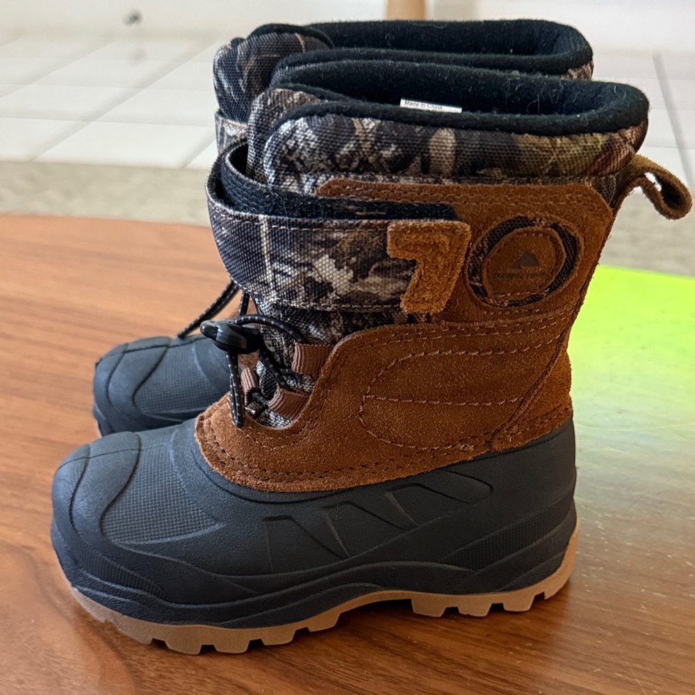Ozark Trail Kids Camouflage Snow Boots